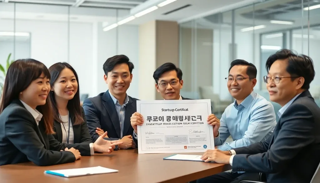 창업기업확인서 발급 조건과 자격 요건 이미지