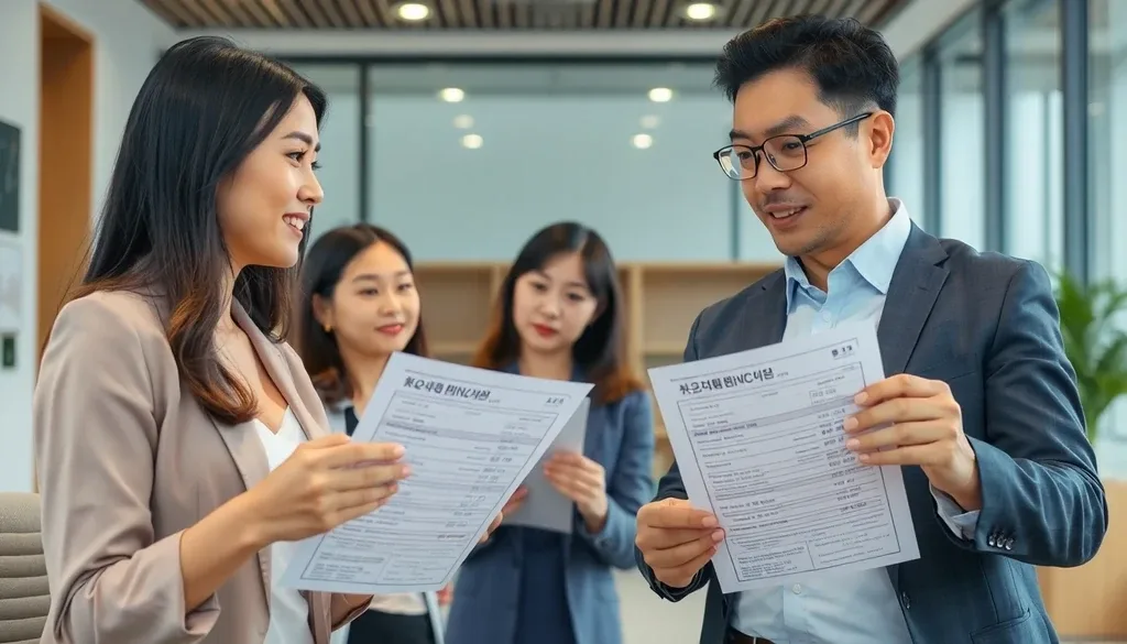 버팀목전세자금 대출과 소득증빙서류 이미지