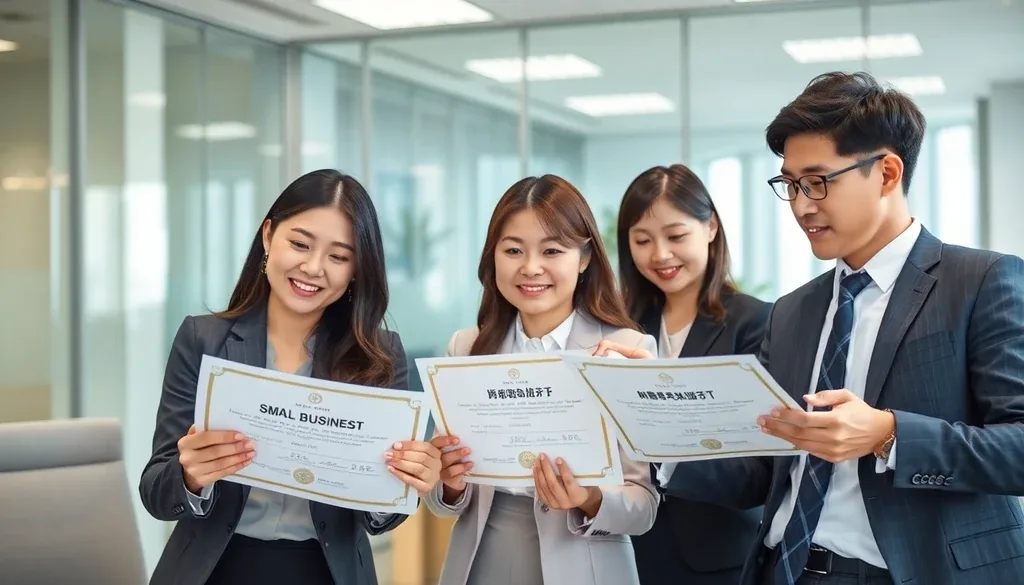 중소기업확인서 발급 신청 절차와 필요 서류 이미지