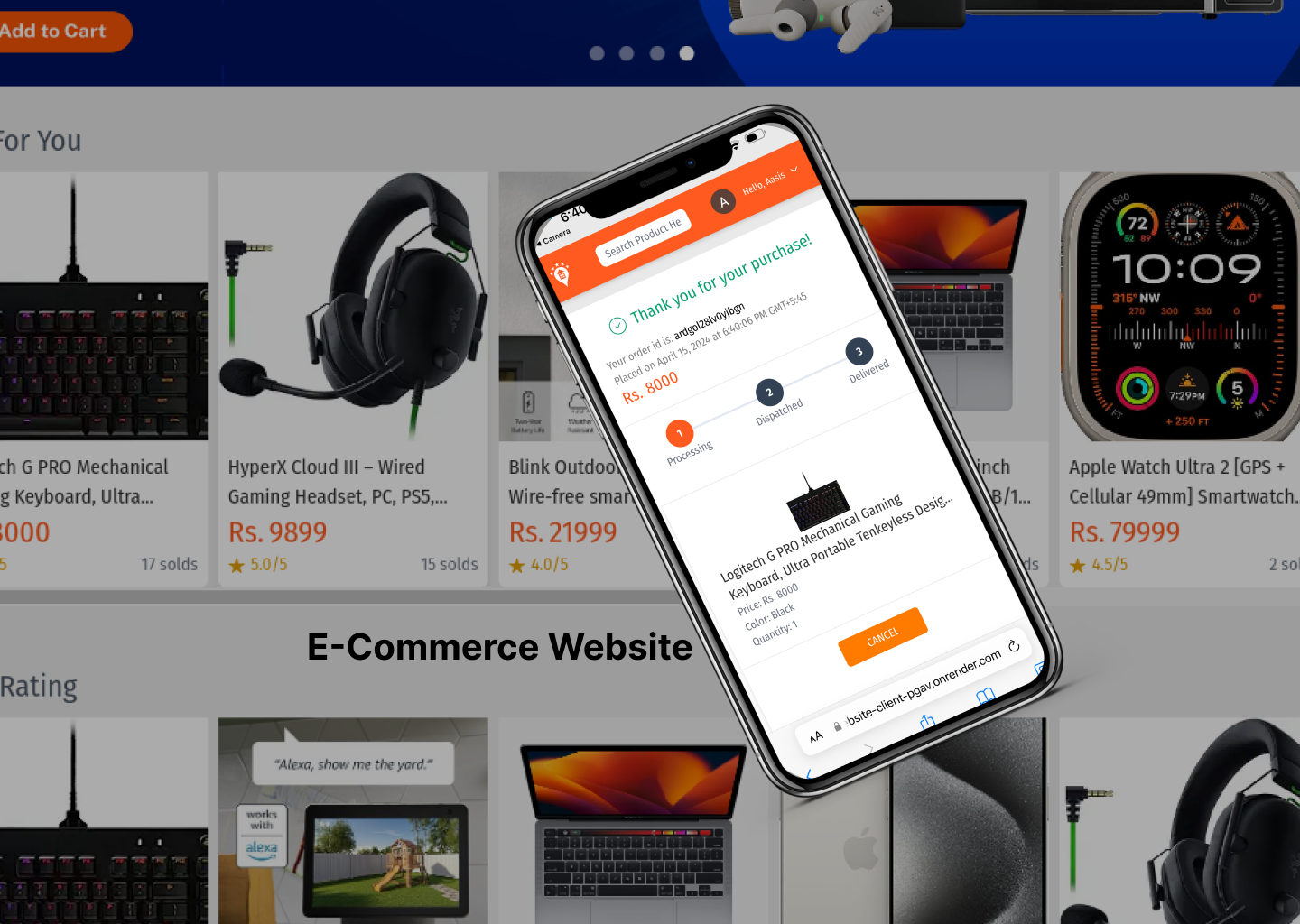 Primebazzar - Ecommerce website
