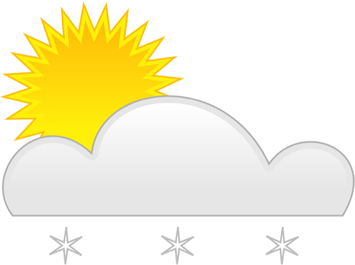 Partly Sun Snow - Sun Rain - Free Transparent PNG Clipart Images Download. - Transparent PNG Free Download