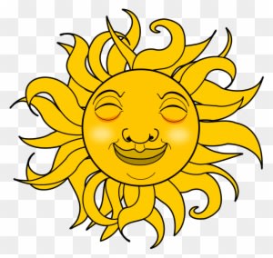 Sun And Moon Clip Art - Smiling Sun Gif Png - Free Transparent PNG Clipart Images Download. - Transparent PNG Free Download