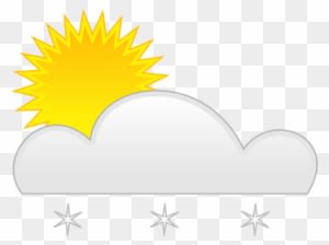 Partly Sun Snow - Sun Rain - Free Transparent PNG Clipart Images Download. - Transparent PNG Free Download