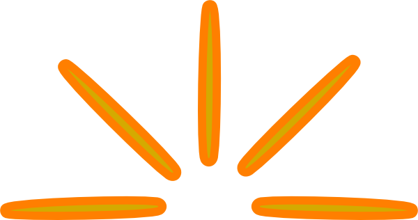 Ray Of Sun Orange Clip Art At Clker - Rays Of Sun Clipart - Free Transparent PNG Clipart Images Download. - Transparent PNG Free Download