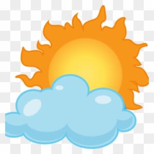 Cloudy Weather Clipart - Happy Sun - Free Transparent PNG Clipart Images Download. - Transparent PNG Free Download