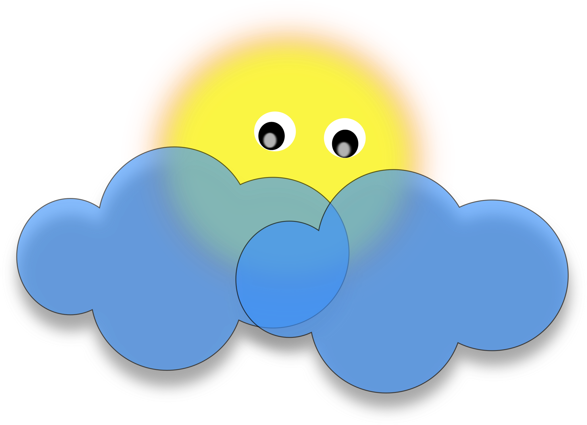 Clipart Of Clouds And Sun Cloud - Sun And Clouds Clip Art - Free Transparent PNG Clipart Images Download. - Transparent PNG Free Download