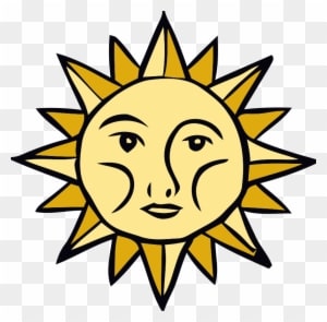 Sun Faces Clip Art - Live By Sun Embroidery Design - Free Transparent PNG Clipart Images Download. - Transparent PNG Free Download