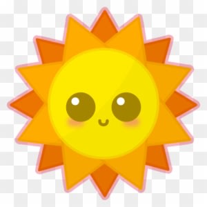 Images Of Cartoon Sun - Kawaii Sun - Free Transparent PNG Clipart Images Download. - Transparent PNG Free Download