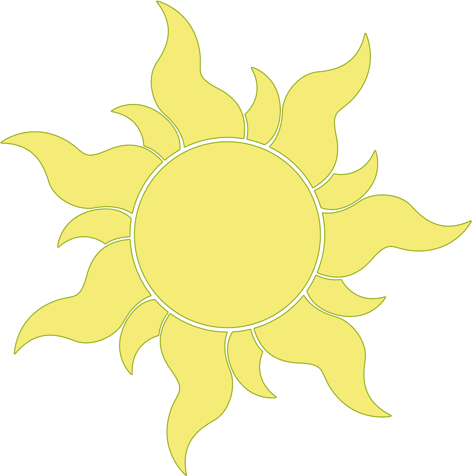 Sun Tangled Clipart - Tangled Sun - Free Transparent PNG Clipart Images Download. - Transparent PNG Free Download