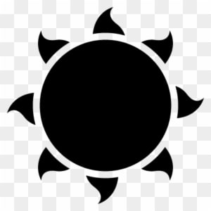 Sun Shape With Small Rays Vector - Sun Shape - Free Transparent PNG Clipart Images Download. - Transparent PNG Free Download