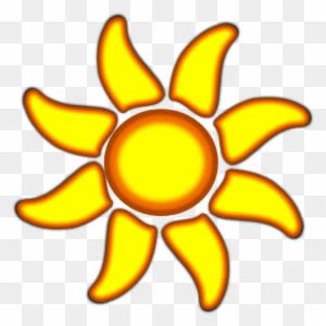 Clipart - Sum - Sun With 8 Rays Clipart - Free Transparent PNG Clipart Images Download. - Transparent PNG Free Download