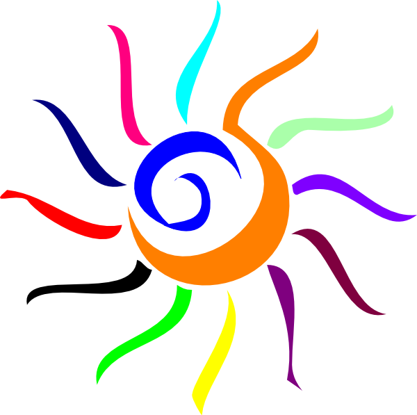 Colorful Sun Clip Art - Midnight Sun - Free Transparent PNG Clipart Images Download. - Transparent PNG Free Download