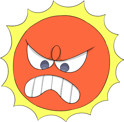 Angry Sun By Million Mons Project - Angry Sun Png - Free Transparent PNG Clipart Images Download. - Transparent PNG Free Download