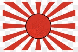 Okami Rising Sun By Bushido Wolf 97 - Empire Of The Rising Sun Symbol - Free Transparent PNG Clipart Images Download. - Transparent PNG Free Download