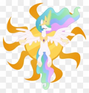Rise Of The Sun By Racefox - Mlp Celestia Raising The Sun - Free Transparent PNG Clipart Images Download. - Transparent PNG Free Download