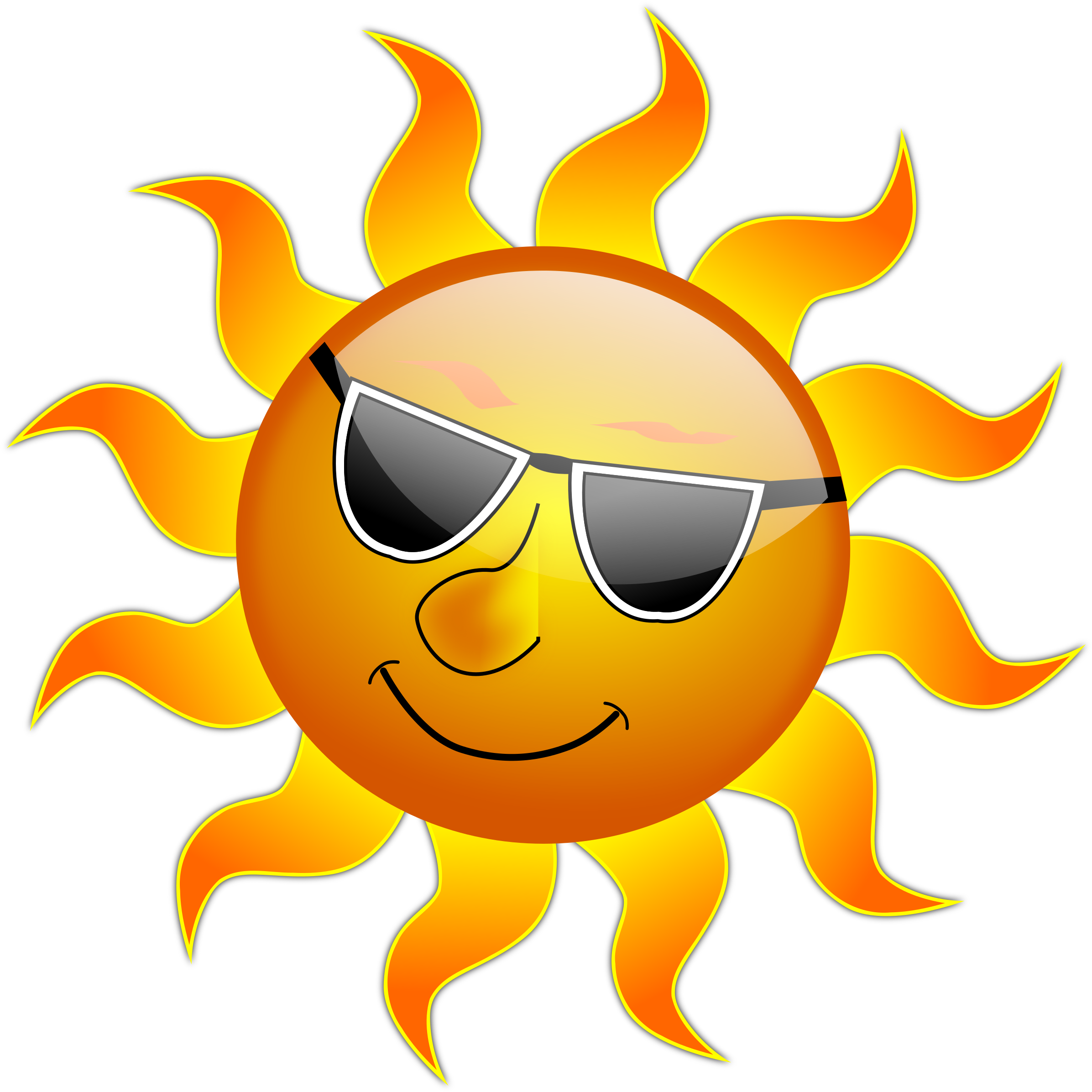 Clipart Summer Smile Sun - Sun Clipart - Free Transparent PNG Clipart Images Download. - Transparent PNG Free Download