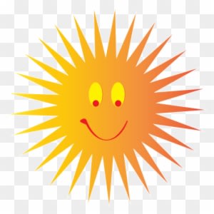 Happy Smiley Hot Sun Clipart - Sun Vector - Free Transparent PNG Clipart Images Download. - Transparent PNG Free Download