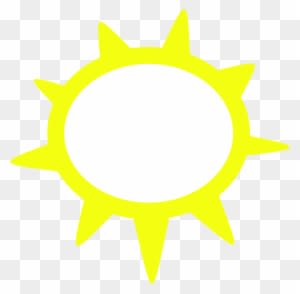 Sunny Weather Symbols Clip Art - Weather Symbols Sun - Free Transparent PNG Clipart Images Download. - Transparent PNG Free Download