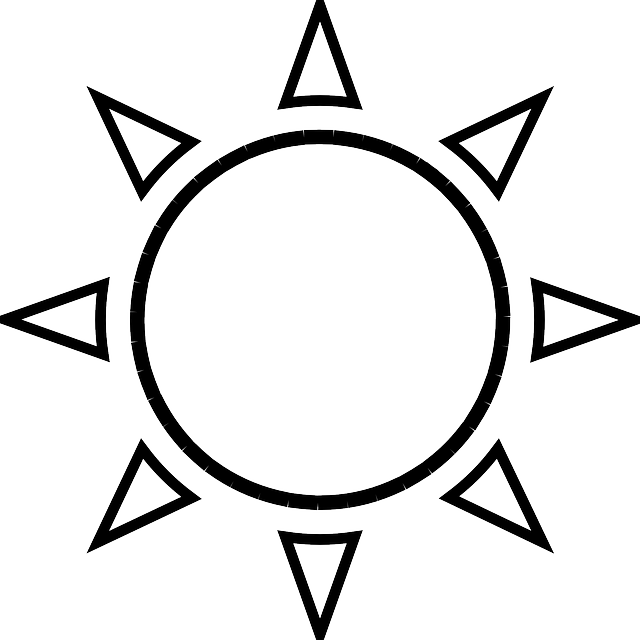 Sunny Weather Clip Art Black And White - Sun Clipart Black And White - Free Transparent PNG Clipart Images Download. - Transparent PNG Free Download