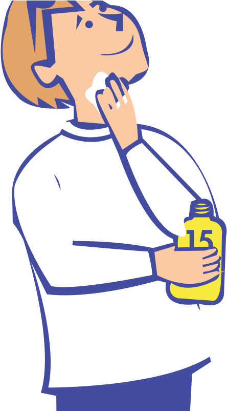 Put On Sun Cream - Free Transparent PNG Clipart Images Download. - Transparent PNG Free Download