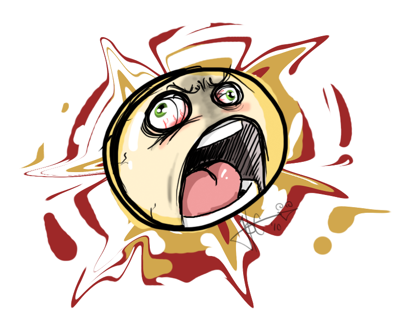 Deviant Art] - Angry Sun - Free Transparent PNG Clipart Images Download. - Transparent PNG Free Download