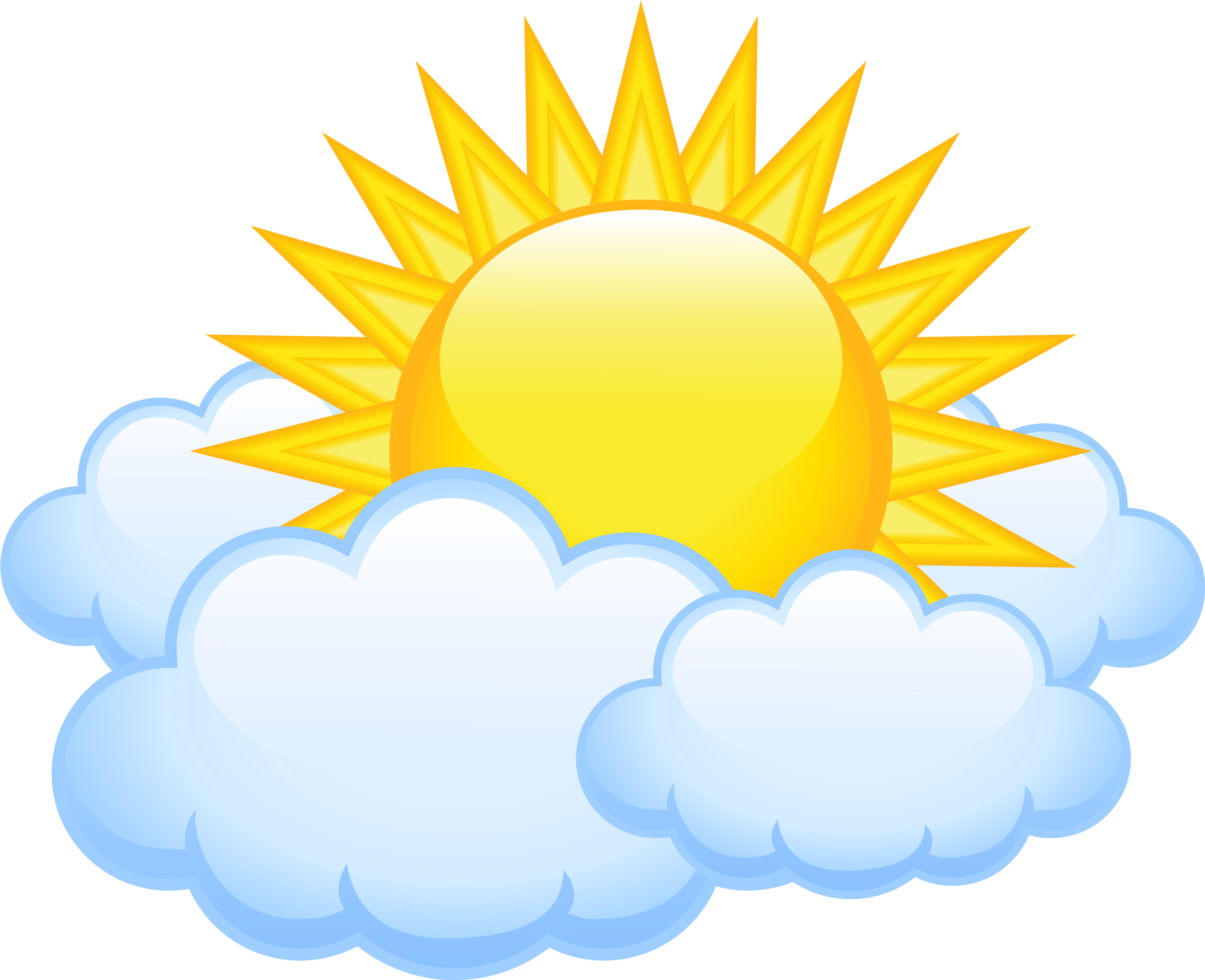 Sun With Clouds Transparent Png Picture - Sun And Clouds Clipart - Free Transparent PNG Clipart Images Download. - Transparent PNG Free Download