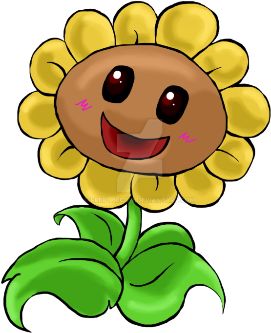 Happy Sunflower Clipart - Sun Flower Cartoon Images Png - Free Transparent PNG Clipart Images Download. - Transparent PNG Free Download