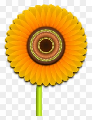 Big Image - Sun Flower Clip Art Hd - Free Transparent PNG Clipart Images Download. - Transparent PNG Free Download