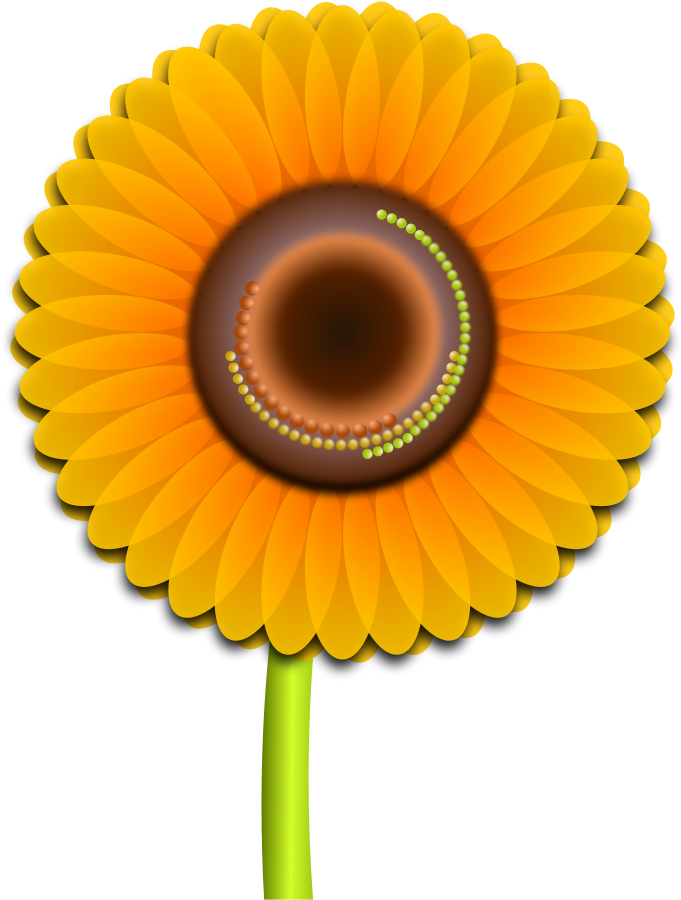 Sun Flower Clipart, Vector Clip Art Online, Royalty - Sun Flower Clip Art Hd - Free Transparent PNG Clipart Images Download. - Transparent PNG Free Download