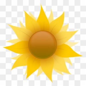 Sunflower - Clip Art Sun Flower Lady - Free Transparent PNG Clipart Images Download. - Transparent PNG Free Download