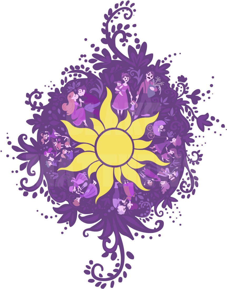 Tangled Sun Clipart - Rapunzel Sun - Free Transparent PNG Clipart Images Download. - Transparent PNG Free Download
