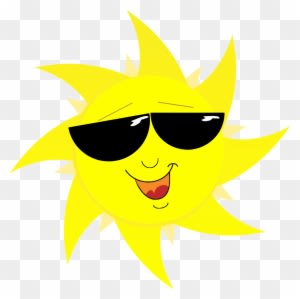 Free Cool Cartoon Sun Clip Art - Sun With Sunglasses Png - Free Transparent PNG Clipart Images Download. - Transparent PNG Free Download