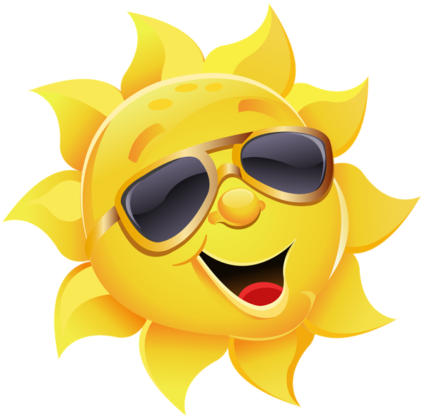 Sun Clipart Sunglass - Sun With Sunglasses Png - Free Transparent PNG Clipart Images Download. - Transparent PNG Free Download
