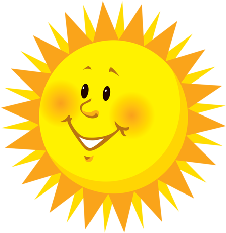 2 - Sun Smiling - Free Transparent PNG Clipart Images Download. - Transparent PNG Free Download