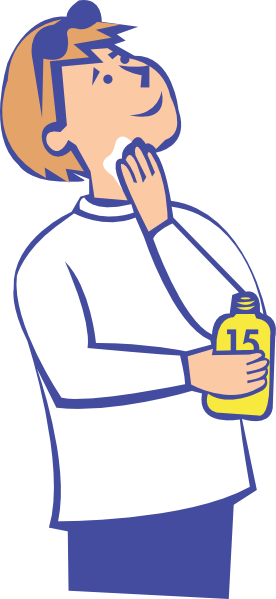 Free Vector Put On Suncream Clip Art - Put On Sun Cream - Free Transparent PNG Clipart Images Download. - Transparent PNG Free Download