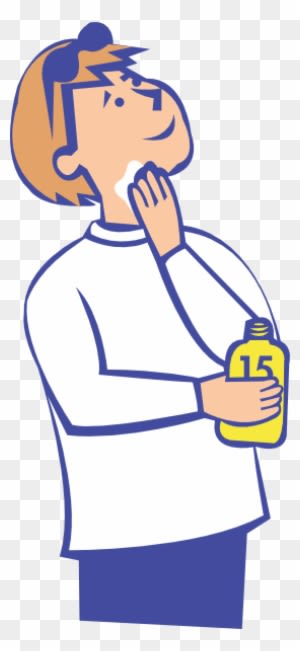 Free Vector Put On Suncream Clip Art - Put On Sun Cream - Free Transparent PNG Clipart Images Download. - Transparent PNG Free Download