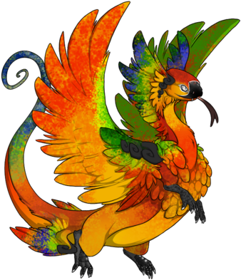 Flight Rising Skin- Sun Conure By Equinoxchimu - Sun Conure In Flight - Free Transparent PNG Clipart Images Download. - Transparent PNG Free Download