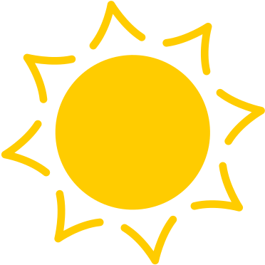 Summer Camp - Sun Flat Png - Free Transparent PNG Clipart Images Download. - Transparent PNG Free Download