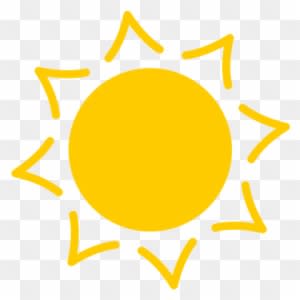 Summer Camp - Sun Flat Png - Free Transparent PNG Clipart Images Download. - Transparent PNG Free Download