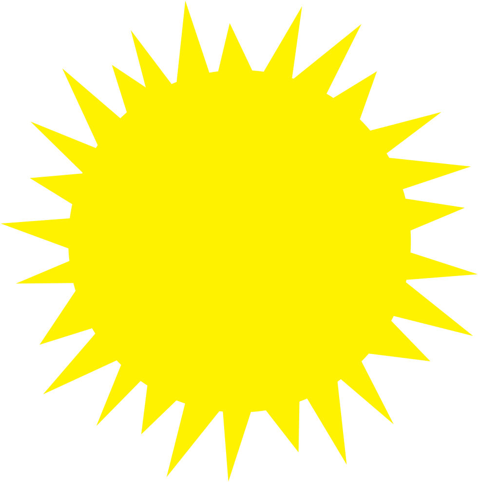 Medium Image - Simple Sun Clip Art - Free Transparent PNG Clipart Images Download. - Transparent PNG Free Download