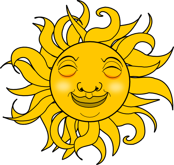 Smiling Sun Clipart Black And White Free Clipart - Smiling Sun Animation - Free Transparent PNG Clipart Images Download. - Transparent PNG Free Download