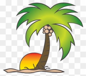 Cartoon Coconut Tree Png - Sun And Palm Tree Png - Free Transparent PNG Clipart Images Download. - Transparent PNG Free Download