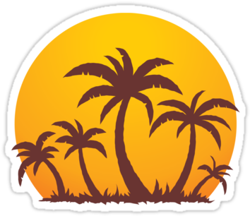 Palm Tree Sun Clipart - Free Transparent PNG Clipart Images Download. - Transparent PNG Free Download