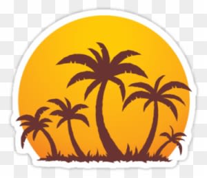 Palm Tree Sun Clipart - Free Transparent PNG Clipart Images Download. - Transparent PNG Free Download
