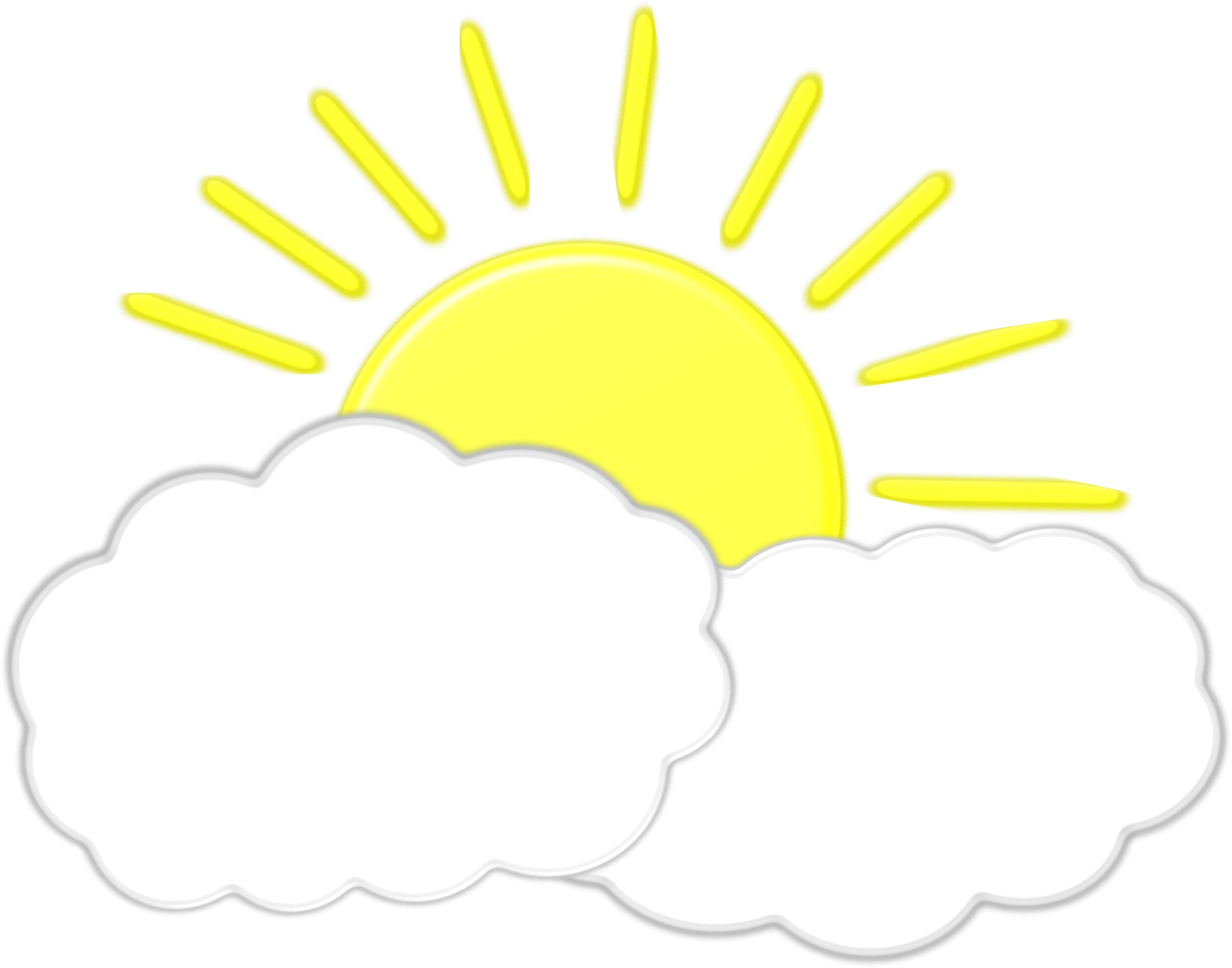 Cloud And Sun Clipart A - Sun Behind Clouds Clipart - Free Transparent PNG Clipart Images Download. - Transparent PNG Free Download