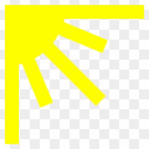 Flip Flop Border Clip Art For Kids - Sun In The Corner - Free Transparent PNG Clipart Images Download. - Transparent PNG Free Download