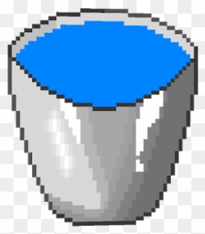 Minecraft Clipart Bucket Water - Sun Pixel Art Gif - Free Transparent PNG Clipart Images Download. - Transparent PNG Free Download