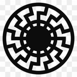 Black And White Sun Clipart 7, - Black Sun Symbol - Free Transparent PNG Clipart Images Download. - Transparent PNG Free Download