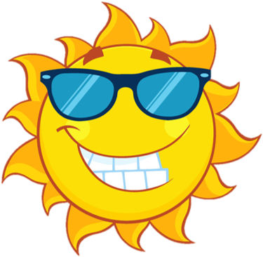 Cartoon Sun With Sunglasses - Free Transparent PNG Clipart Images Download. - Transparent PNG Free Download