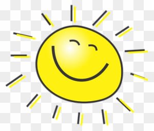 Sun Happy Sunshine Golden Yellow Rays Ligh - Cartoon Sun - Free Transparent PNG Clipart Images Download. - Transparent PNG Free Download
